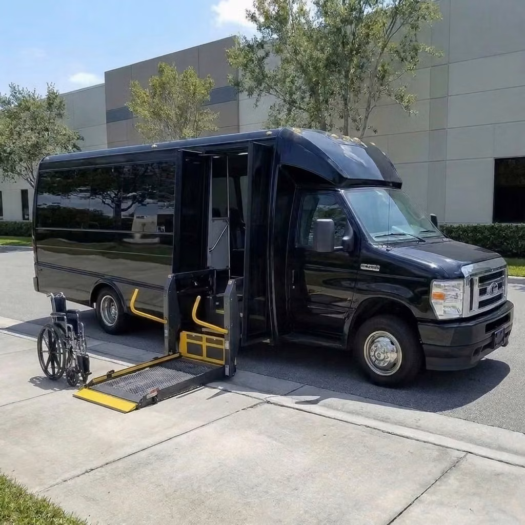 statesboro 18 passenger minibus wheelchair lift