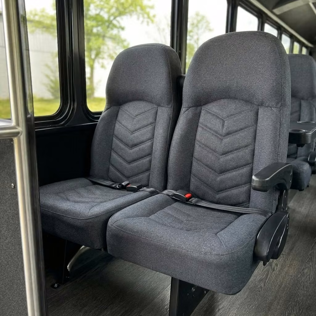 statesboro 25 passenger minibus high back seats