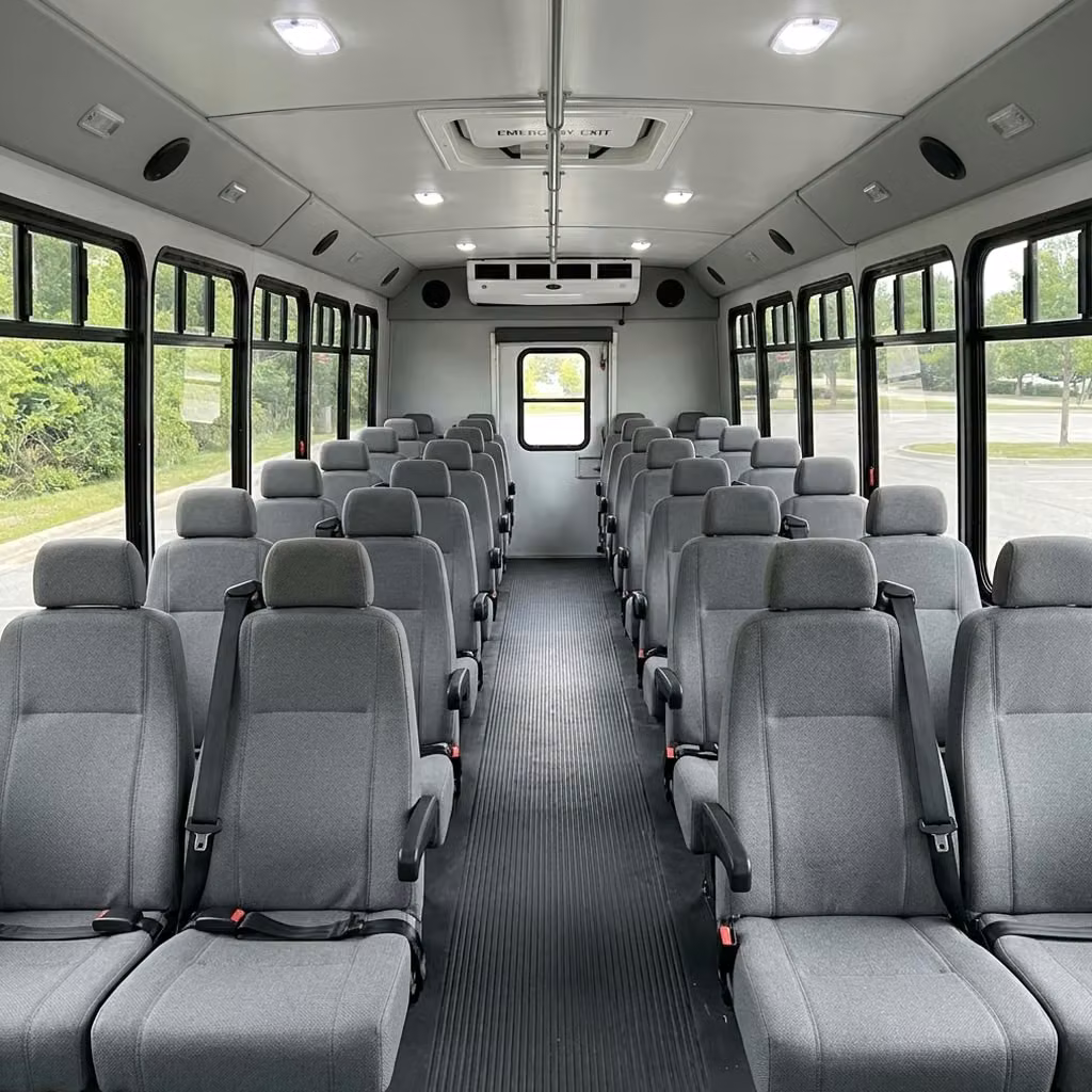 statesboro 30 passenger minibus seating