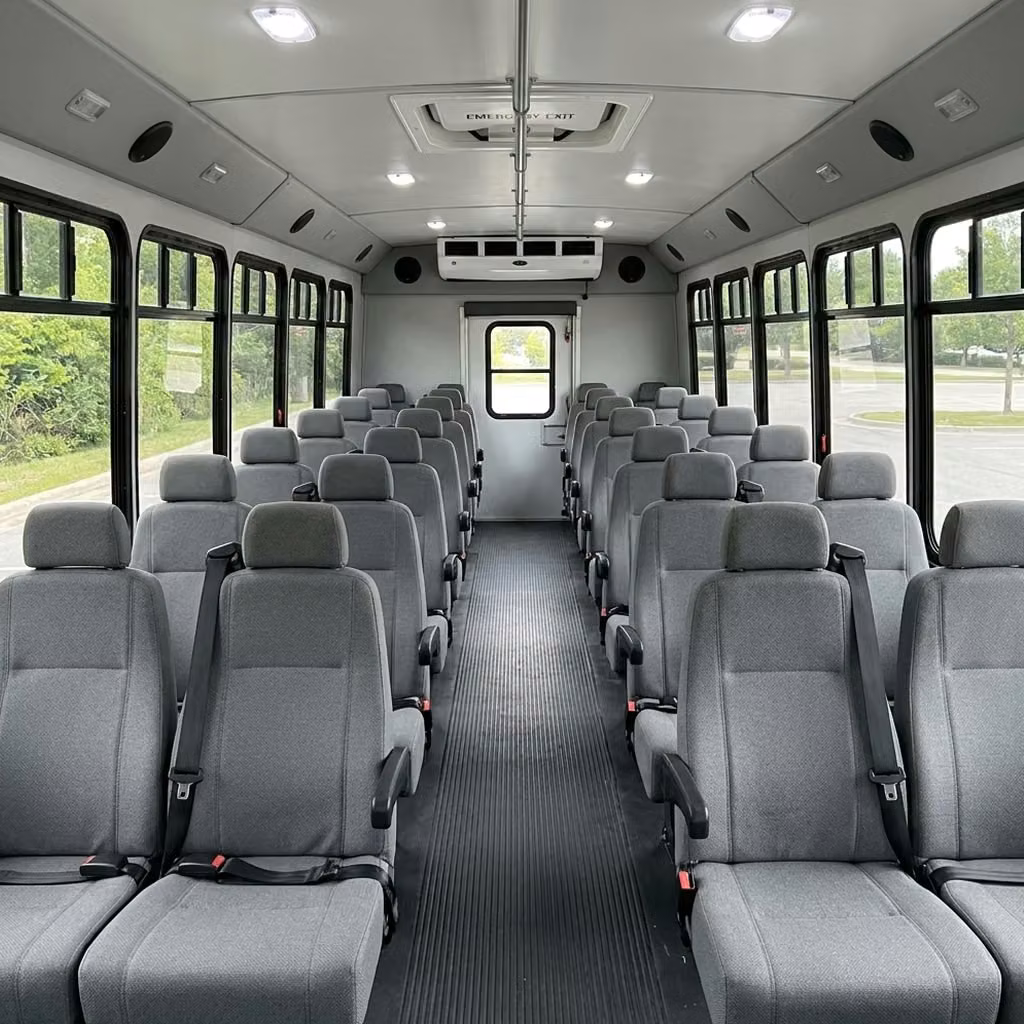 statesboro 35 passenger minibus seating