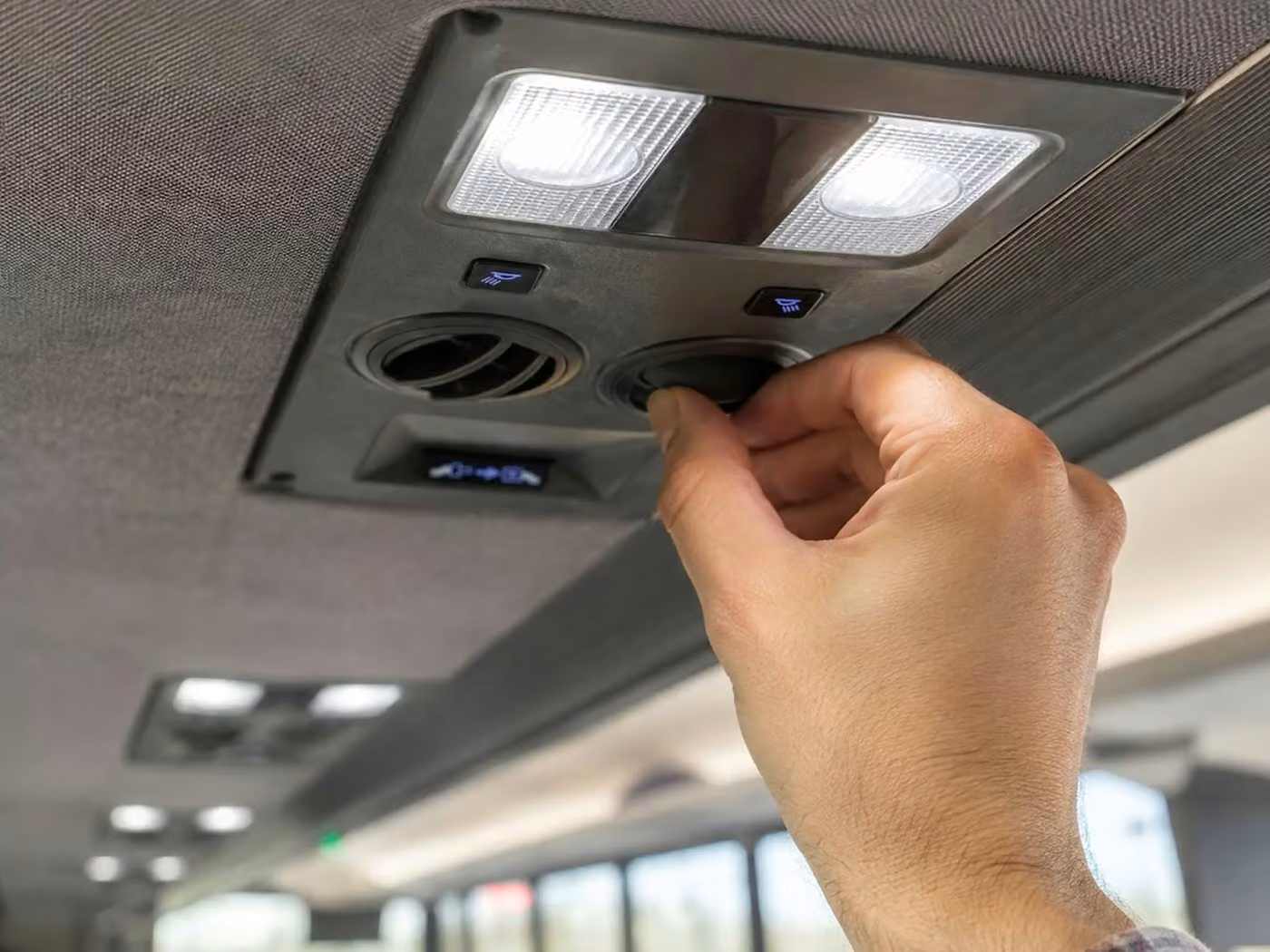 statesboro 56 passenger charter bus air conditioning