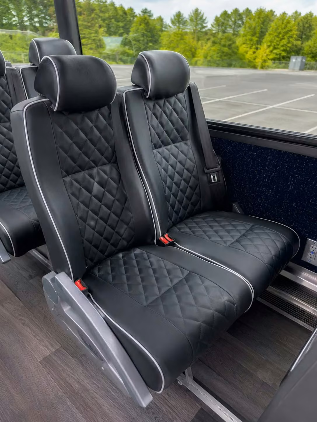 statesboro charter bus reclining seats