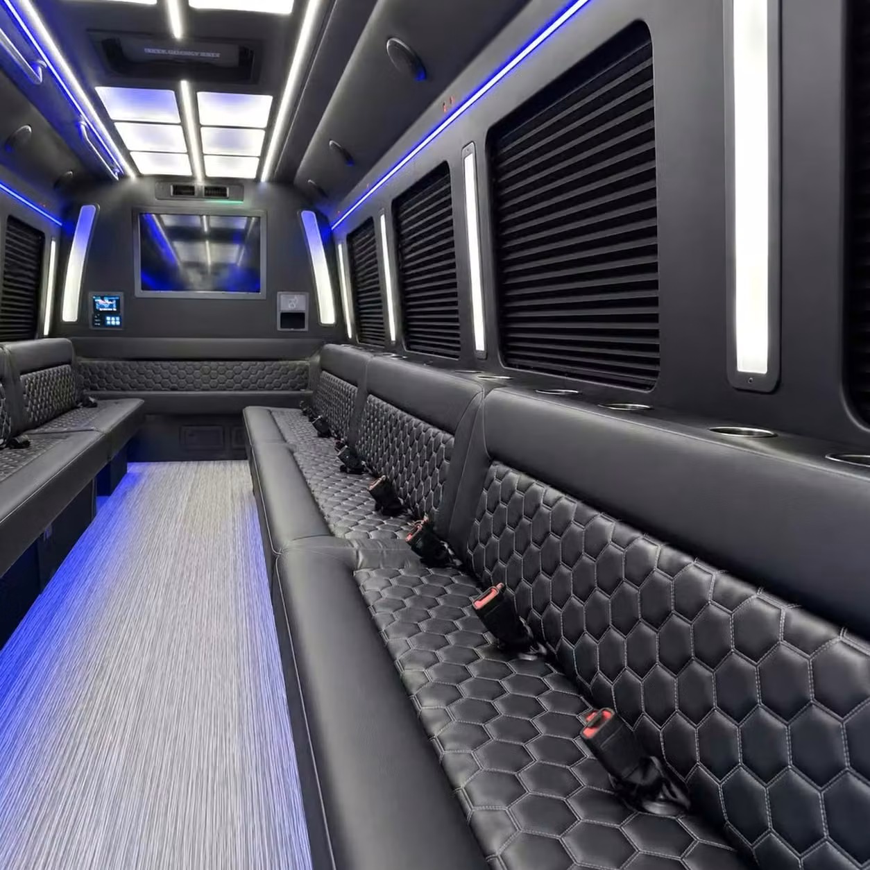 statesboro party bus party lighting