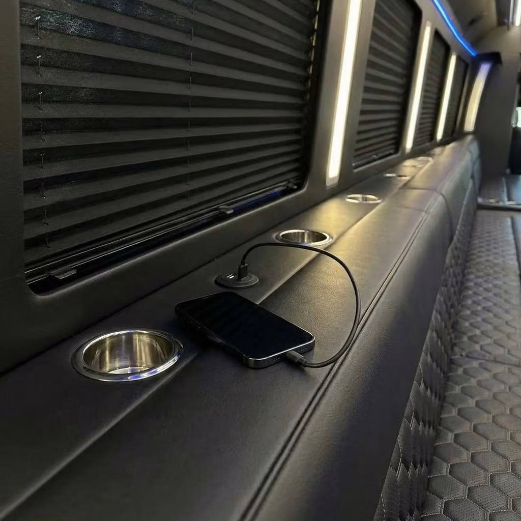 statesboro party bus usb charging
