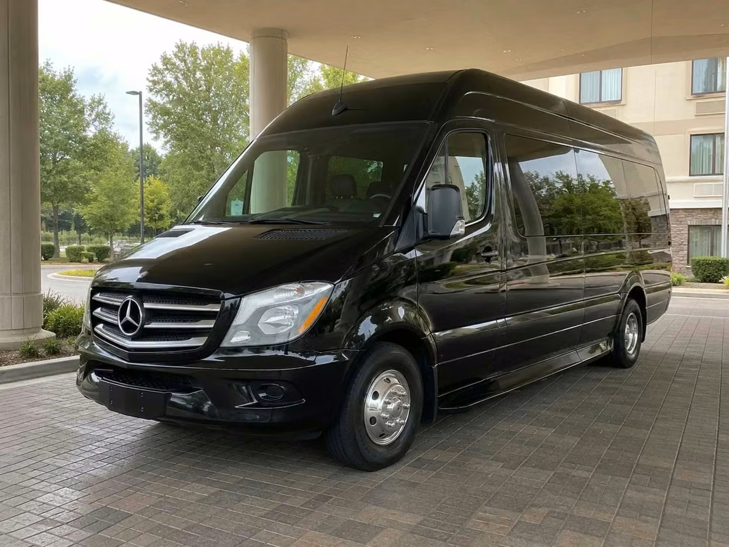 statesboro sprinter van rental with driver tinted windows