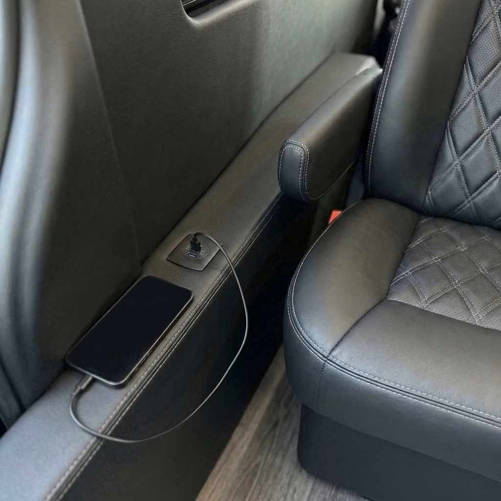 statesboro sprinter van rental with driver usb charging