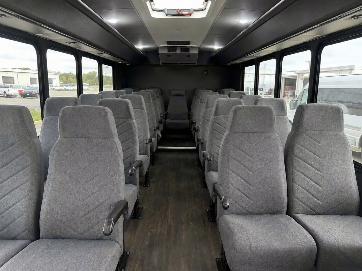 15 passenger minibus interior