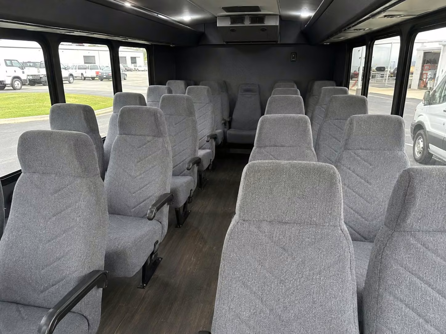 18 passenger minibus interior