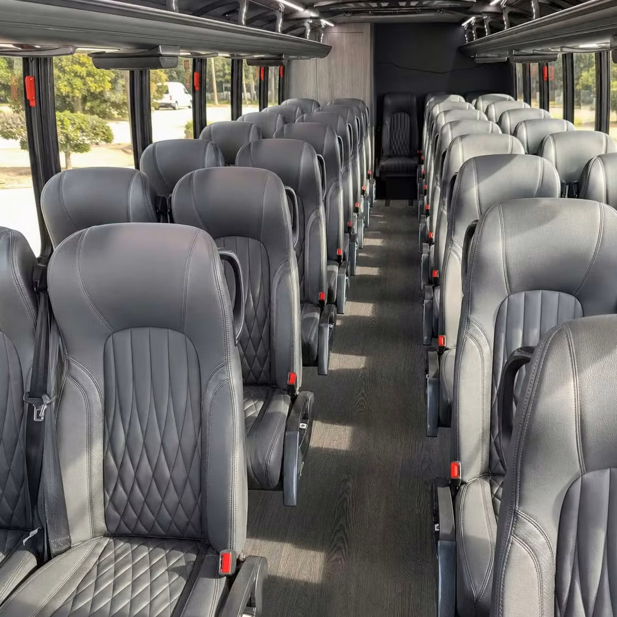 28 passenger minibus interior