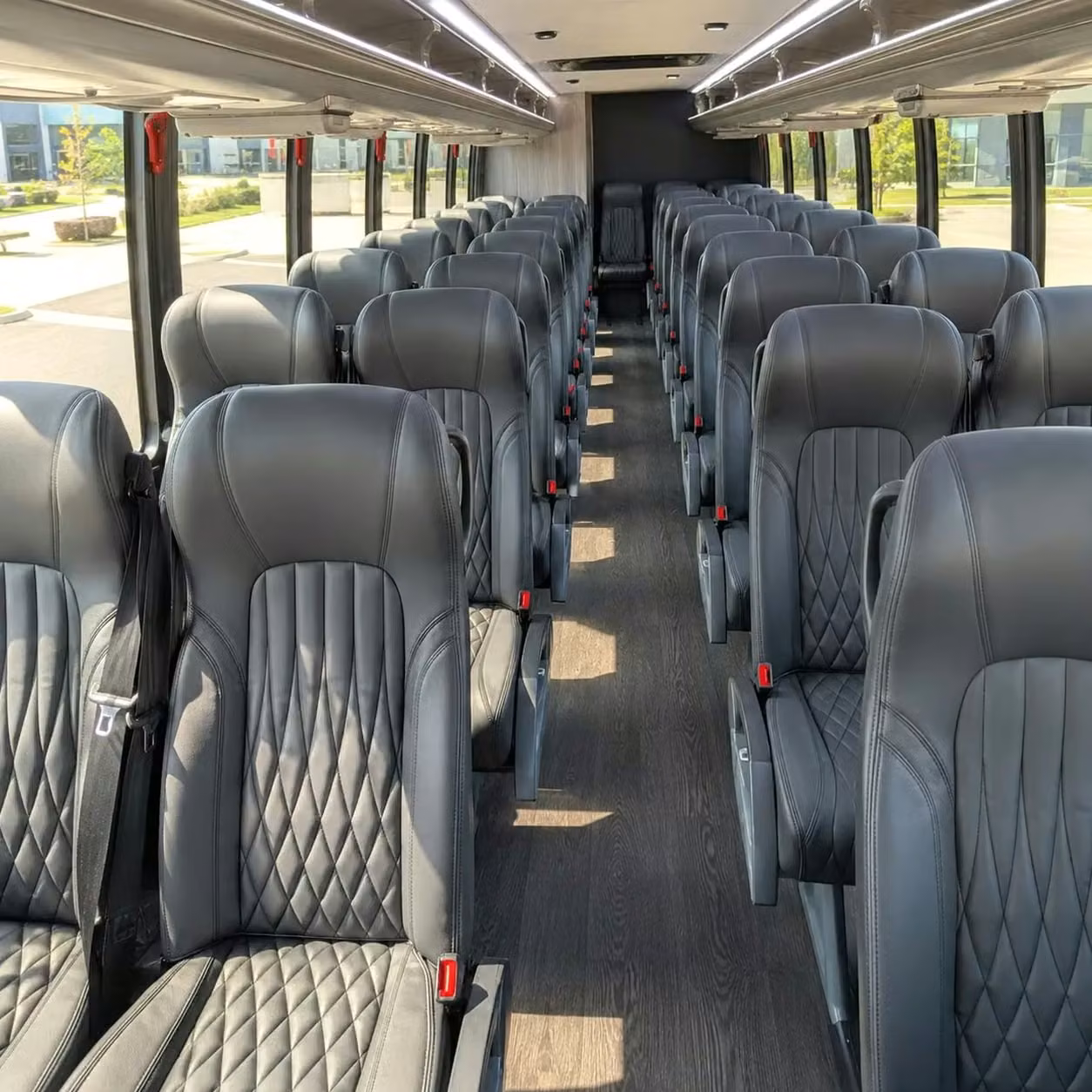 35 passenger minibus interior