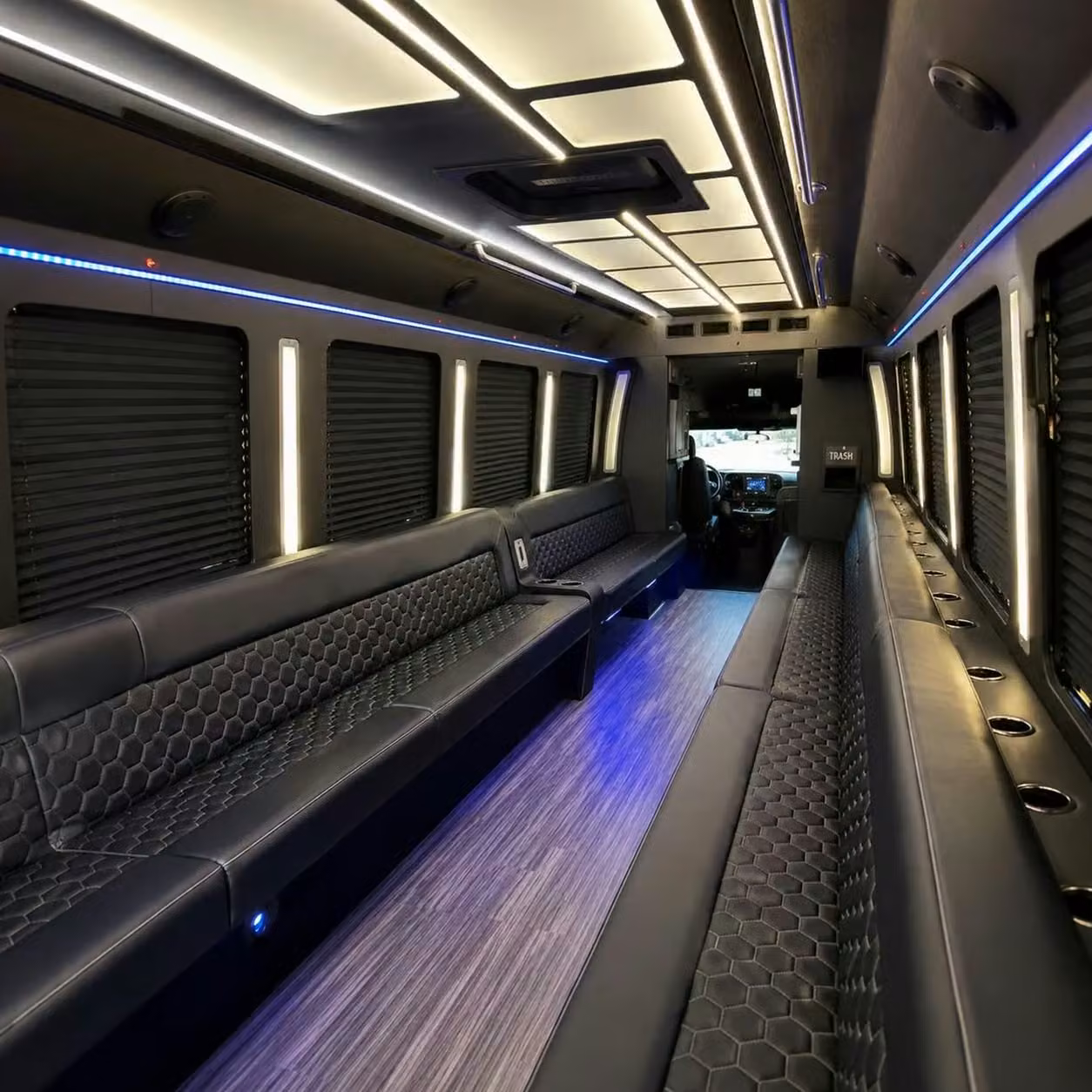 party bus interior